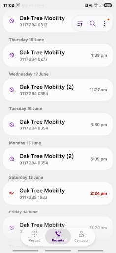 Oak Tree Mobility — Customer photo